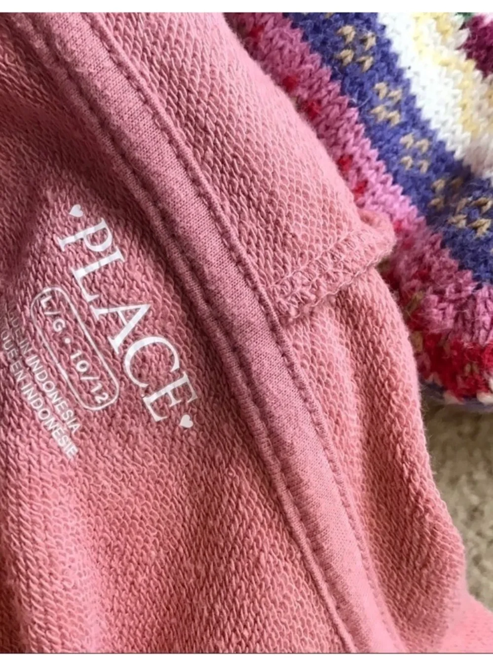 The Children's Place Dusty Rose Hoodie with Gold Butterfly